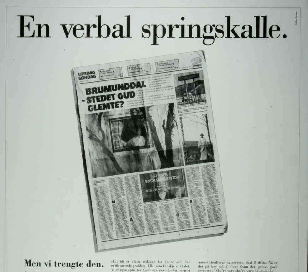 faksimile fra Aftenposten-artikkel